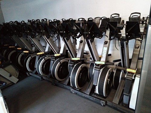 Model concept rower with - concept,